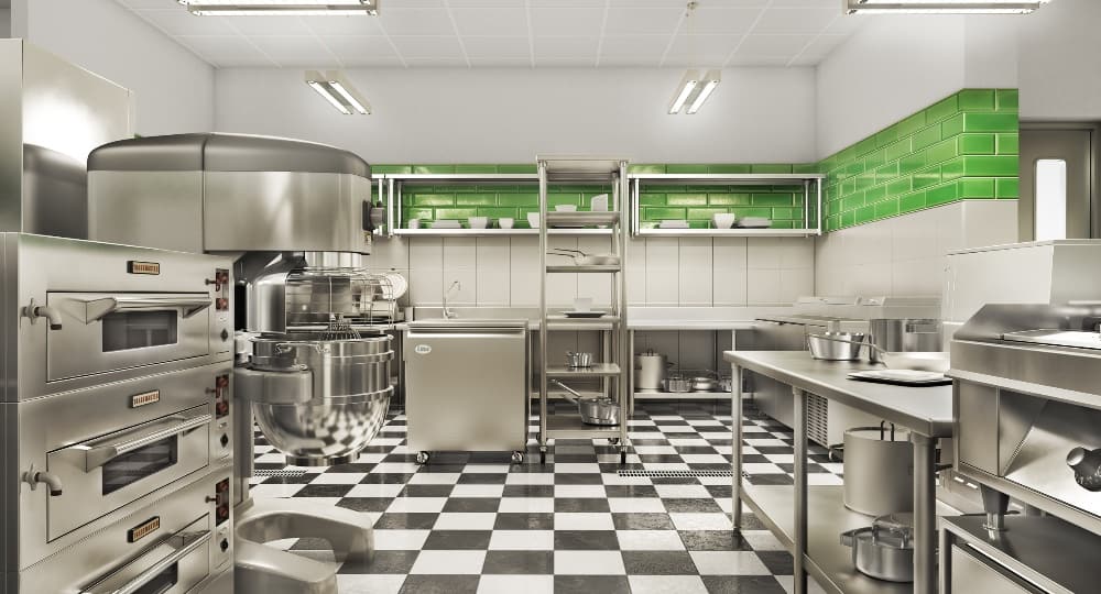 Picture of restaurant kitchen