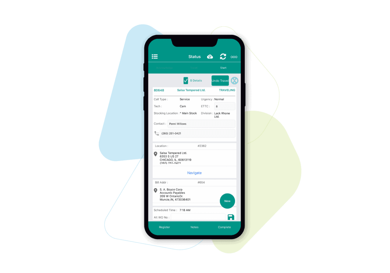 Technician Mobile App Eci Davisware